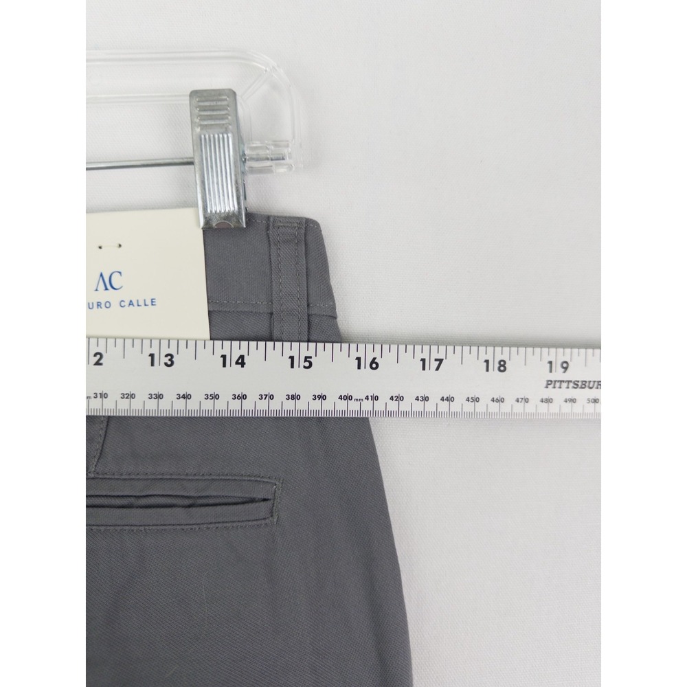 NWT Arturo Calle Pants Mens 32 Tapered Chino Pockets Flat Front Preppy - Picture 8 of 10